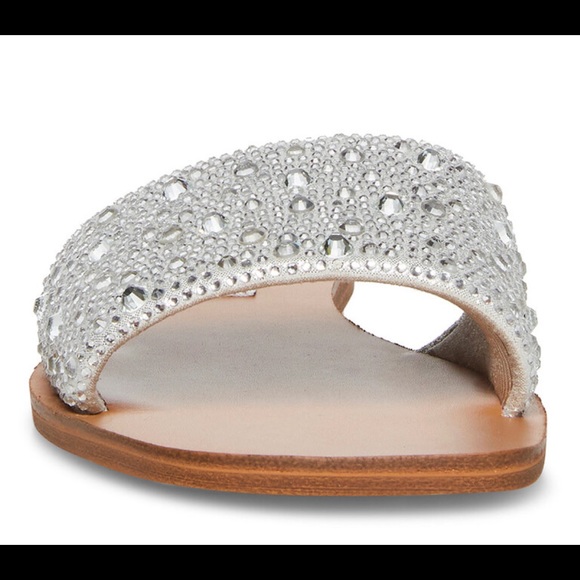 Steve Madden Iselle Rhinestone Slides - Picture 2 of 3